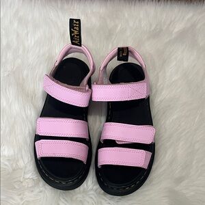 Dr. Martens Kids Light Pink Strap Sandals